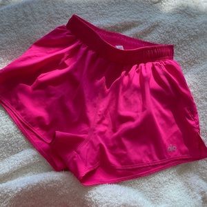 ALO yoga Hot Pink Running Shorts